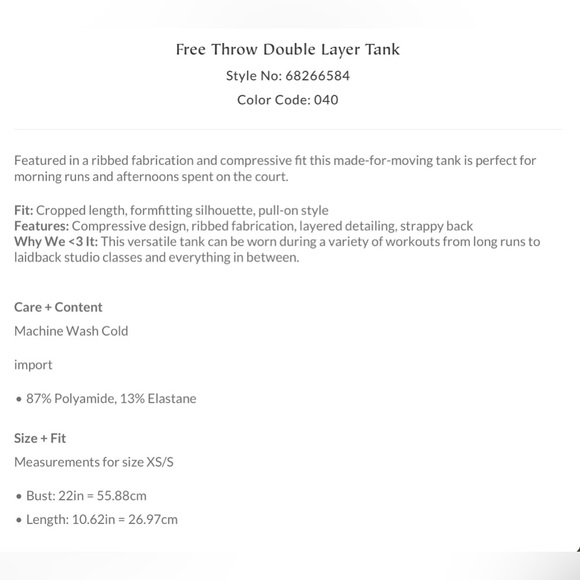 FP Movement Free Throw Double Layer Tank/Bra - Picture 2 of 10